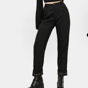 NWT Disturbia Clover Check Contrast Trouser